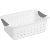 image:imageSterilite Large Ultra Basket Storage Bin to Organize Closets Cabinets Pantry Shelving and Countertop Space White Pack of 6Small