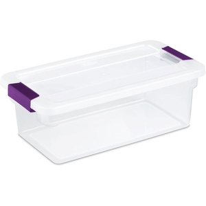 Sterilite 12-Pack ClearView Latch Box, Stackable Organizer Bins with Lids, 15 Quart – Clear Plastic Organization Containers for Closet, Bedroom, Shelving Units and Home or Office Storage(24 Pack)
