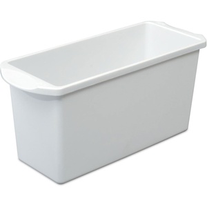 Sterilite Ice Cube Bin, Ideal for the Freezer or Refrigerator, Dishwasher Safe, White, 6-Pack(Small)